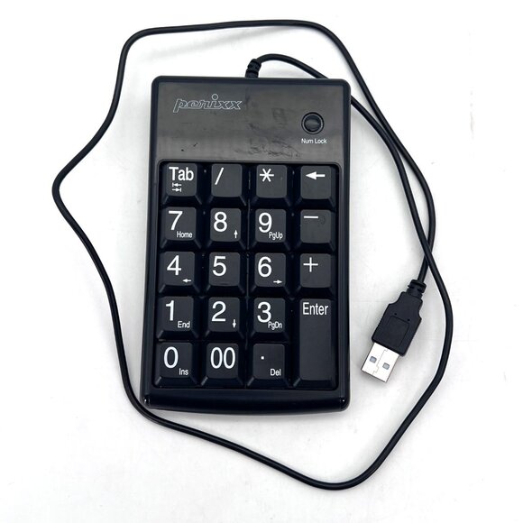 Perixx Peripad-201 Plus USB Cable Numeric External Keypad Large Keys Accounting - Picture 4 of 13